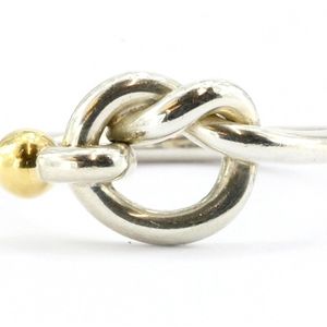 Tiffany & Co. Sterling silver & 18K Gold Ring